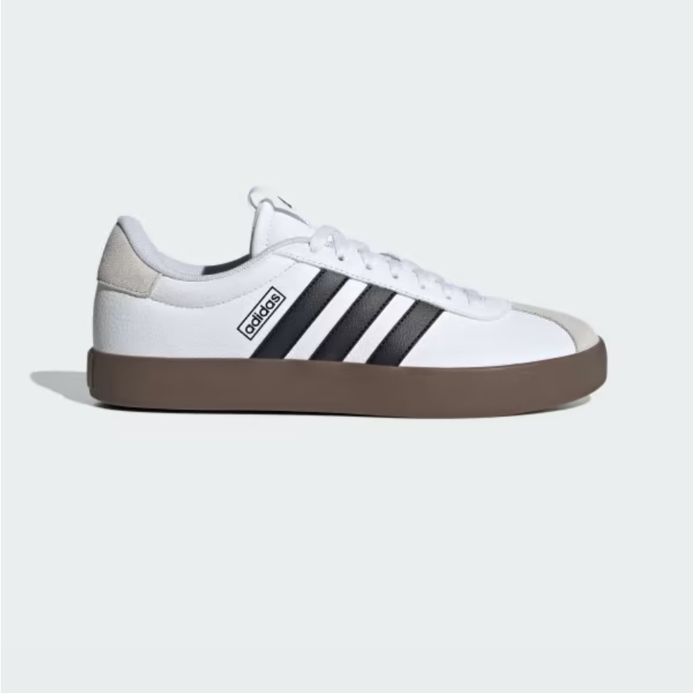 ADIDAS VL COURT 3.0 SHOES *NEVER WORN* Black/White WomensUS9.5/USMens8 classic